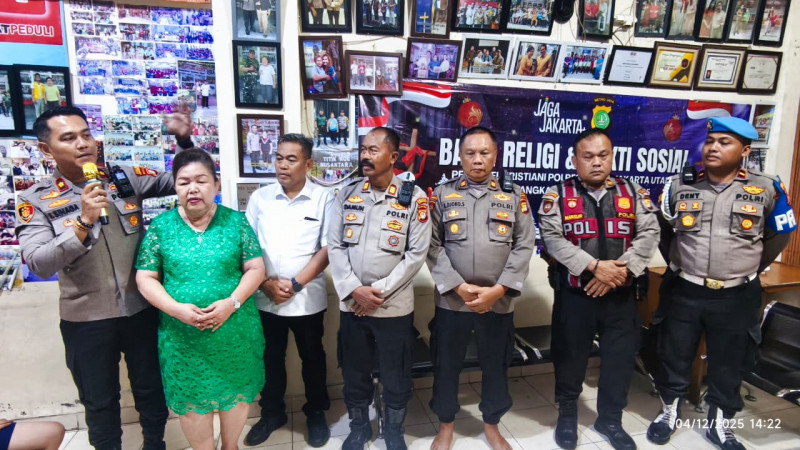 Polsek Pademangan Gelar Bakti Religi dan Sosial Jelang Natal 2025 di Rumah Singgah Kasih Ampera