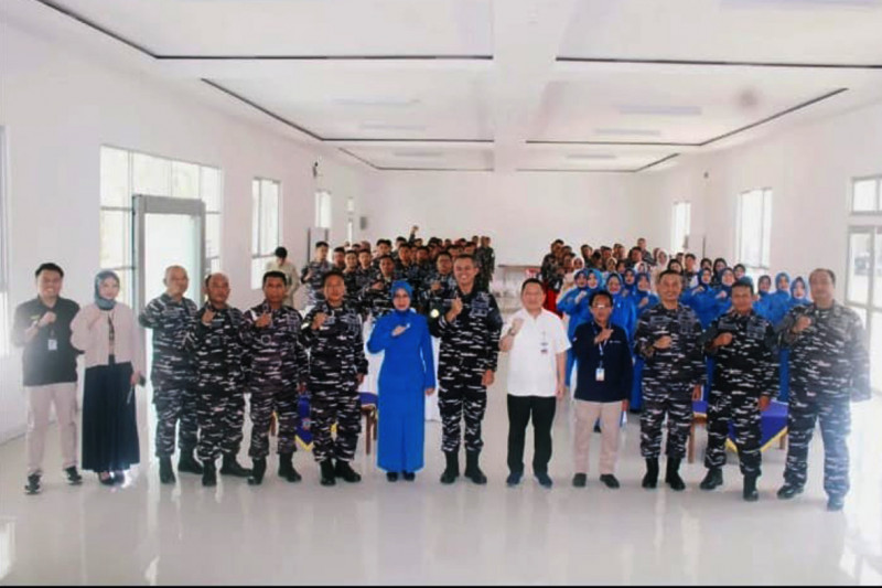 Perkuat Nasionalisme, Personel Lanal Bengkulu Ikuti Sosialisasi Cinta Rupiah