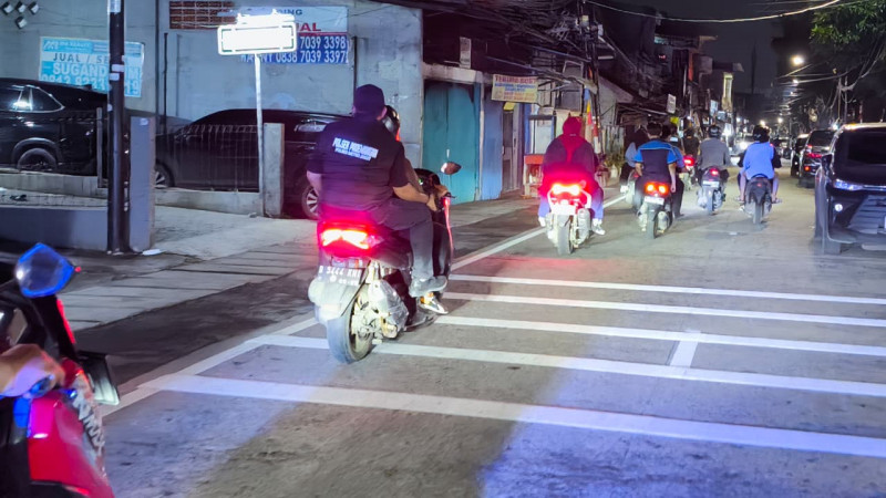 Antisipasi Tawuran dan Balap Liar, Polisi Gelar Patroli Gabungan di Pademangan