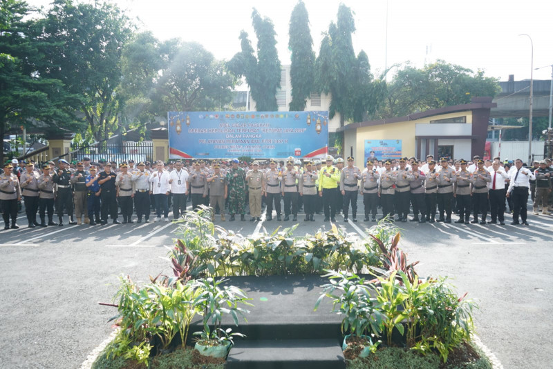 Apel Gelar Pasukan Operasi Ketupat Jaya 2026, 339 Personel Siap Amankan Idul Fitri di Jakarta Utara