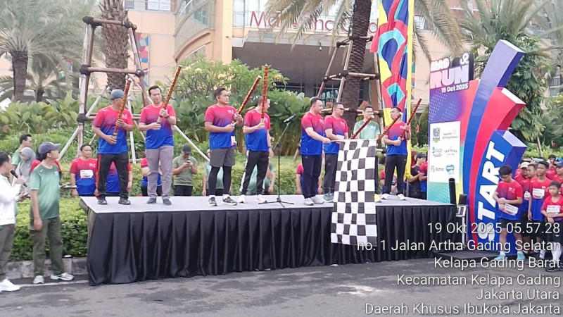 Ribuan Peserta Meriahkan MAG Run 2025 di Mall Artha Gading, Kapolres Metro Jakarta Utara Lepas Peserta Anak-Anak