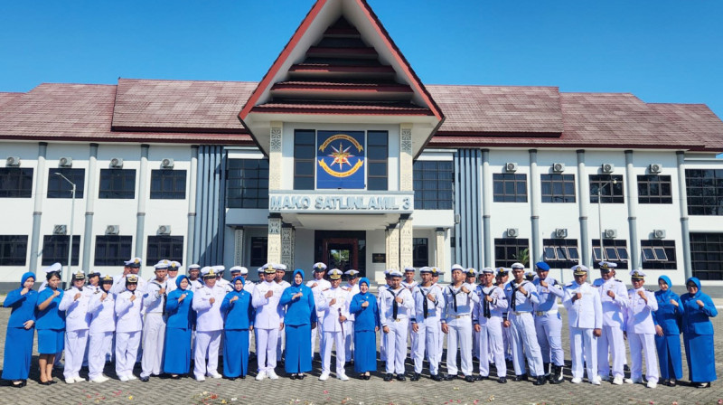 Kenaikan Pangkat Prajurit Satlinlamil 3 Harus Diikuti Peningkatan Profesionalisme