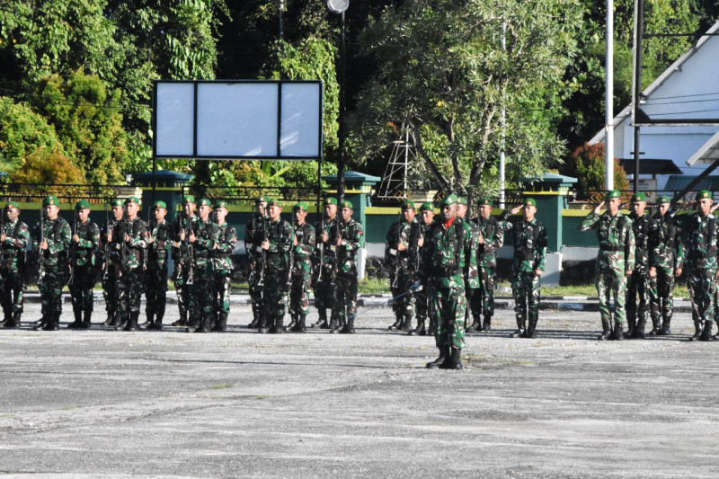 Dandim 1710/Mimika Pimpin Upacara 17-an, Tekankan Kewaspadaan dan Sampaikan Amanat Kasad