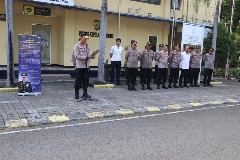 Apel Pagi Polres Kepulauan Seribu, Wakapolres Tekankan Implementasi Direktif Kapolda Metro Jaya