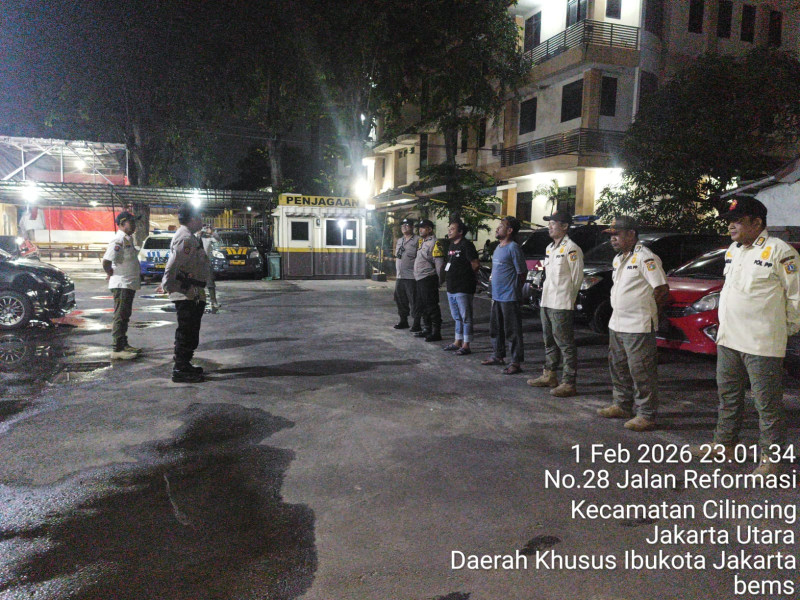 Polsek Cilincing Gelar Apel KRYD, Kapolsek: Patroli Difokuskan Cegah Tawuran