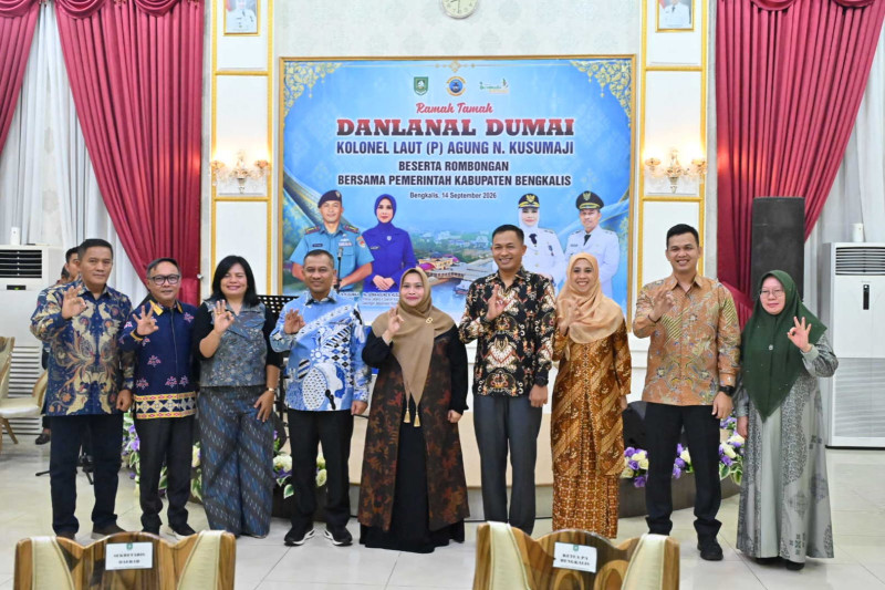Jaga Selat Malaka, Pangkalan TNI AL Dumai dan Pemkab Bengkalis Satukan Langkah Perkuat Keamanan Maritim