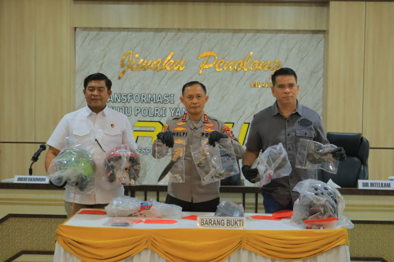 Polda Lampung Berhasil Ungkap Kasus Curat Ranmor yang Mengakibatkan Gugurnya Bripka (Anumerta) Arya Supena