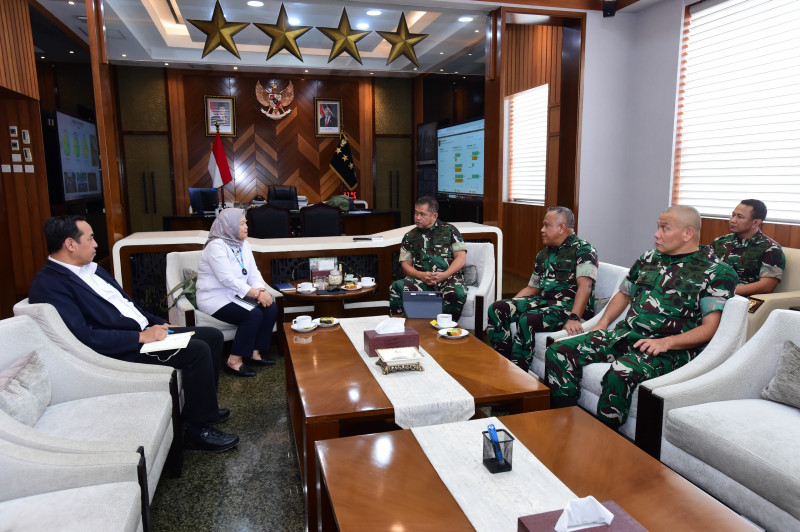 Kasad Terima Deputi Kemenko Pangan, Percepat Implementasi Pengelolaan Sampah Nasional