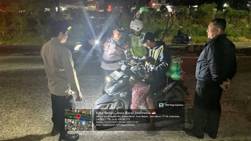 Jaga Jakarta On The Spot, Polisi Sisir Titik Rawan di Bekasi Barat