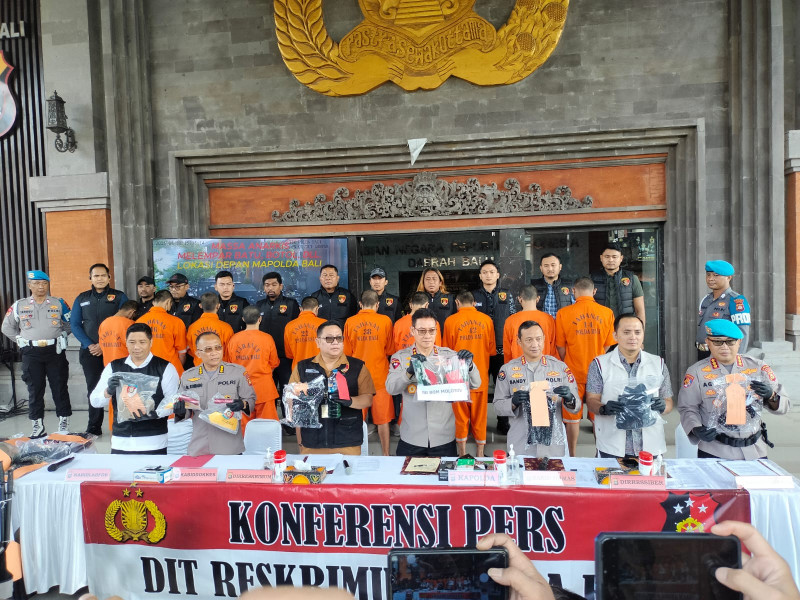 Unras Anarkis 30 Agustus Polda Bali Tetapkan 14 Orang Tersangka