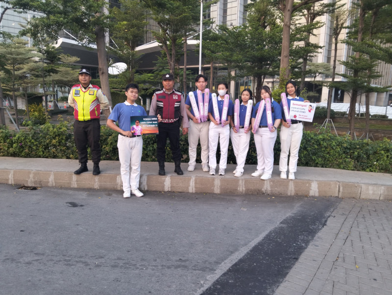 Polsek Penjaringan Amankan Kegiatan Fun Walk For Hope di RS Budha Suci PIK