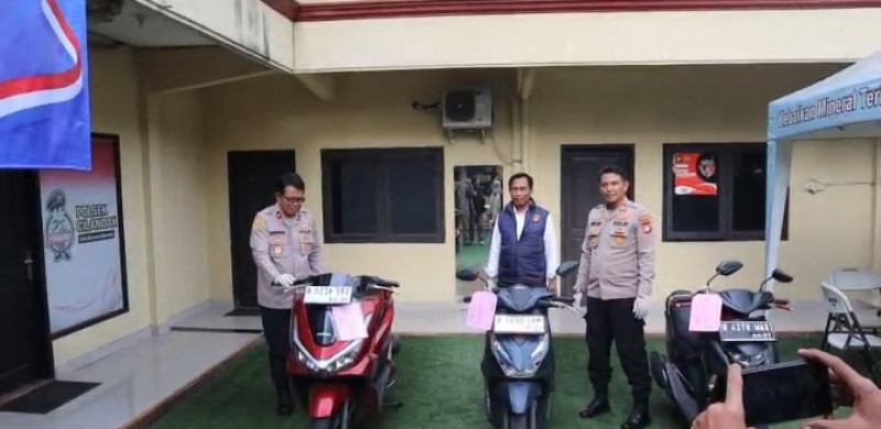 Polsek Cilandak Ungkap 3 Kasus Curanmor, Satu Tersangka Diduga Beraksi di 10 TKP