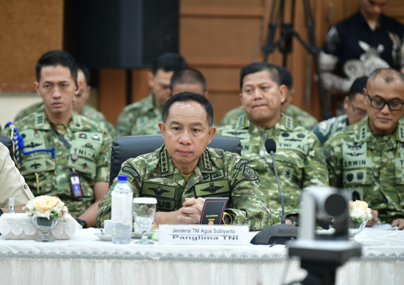 Panglima TNI Dampingi Menhan RI Hadiri Entry Meeting Pemeriksaan Keuangan di BPK RI
