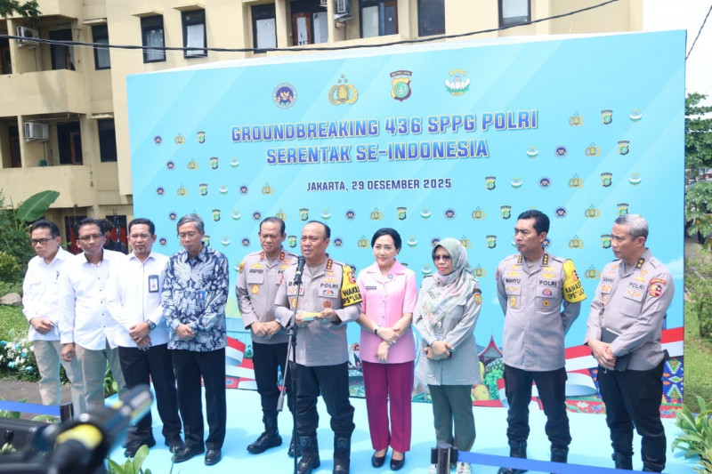 Wakapolri Pimpin Groudbreaking 439 SPPG Serentak, Dukung Program Makan Bergizi Gratis
