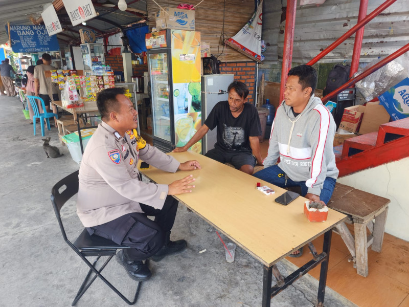 Bhabinkamtibmas Pulau Pramuka Sambang Warga Lewat Jakarta On The Spot, Sosialisasikan Layanan Polri 110 dan Tangkal Paham Radikal
