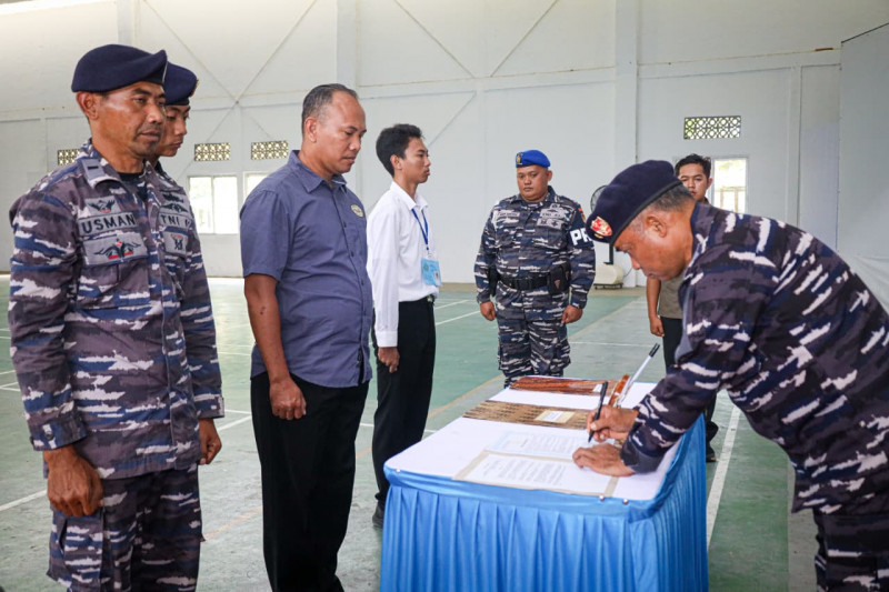 Junjung Tinggi Transparansi Seleksi, Panitia Daerah Kodaeral lX Gelar Penandatanganan Pakta Integritas Caba PK Gelombang ll dan Cata PK Gelombang lll Tahun 2025