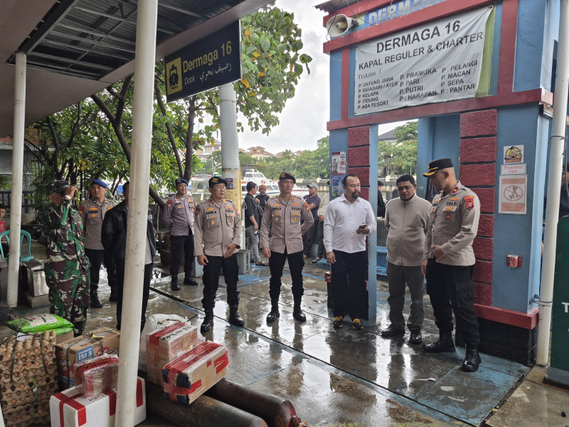 Wakapolres Kepulauan Seribu Pimpin Strong Point di Marina Ancol, Utamakan Keselamatan dan Pelayanan Humanis