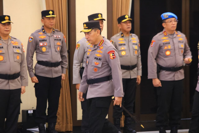 27 Pati Polri Naik Pangkat, Upacara Dipimpin di Rupattama Mabes Polri