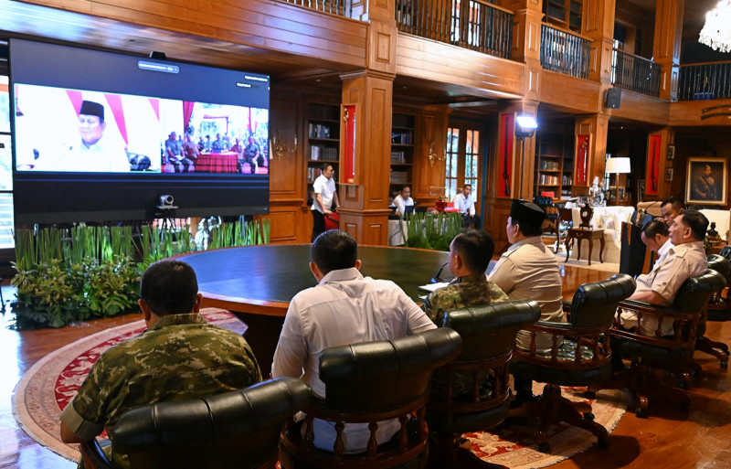 Panglima TNI Dampingi Presiden RI Resmikan 218 Jembatan untuk Perkuat Konektivitas Nasional