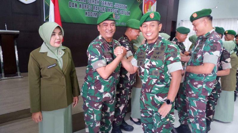 Pimpin Sertijab Danramil dan Korps Raport Masuk Satuan, Dandim 0507/Bekasi Tekankan Semangat Pengabdian Terbaik untuk Bangsa.