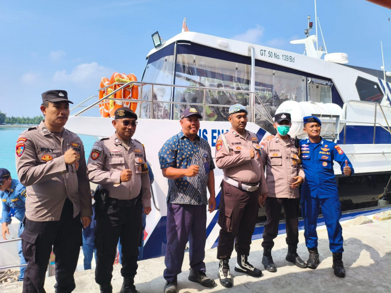 Strong Point Pagi Hari, Polres Kepulauan Seribu Amankan Dermaga Wisata dan Pulau Penduduk
