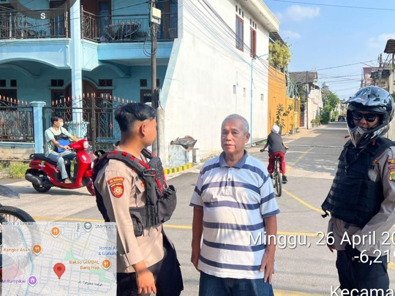 Tim Perintis Presisi Sat Samapta Polres Metro Bekasi Kota Sisir Medan Satria, Antisipasi Begal dan Tawuran
