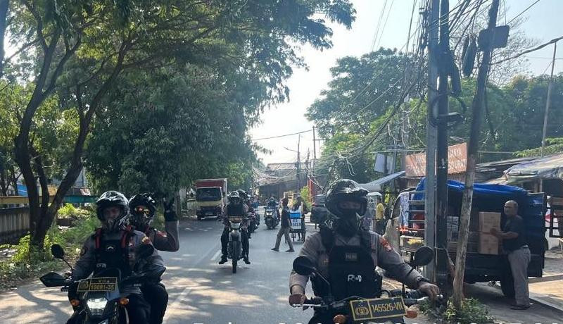 Patroli Presisi Sisir Jalan Alexindo, Polisi Antisipasi Begal hingga Tawuran di Medan Satria