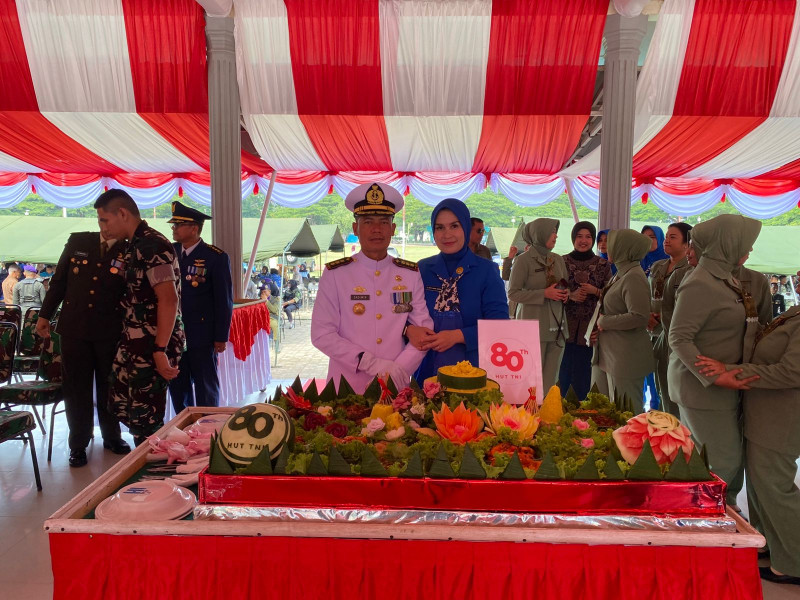Danlanal Sabang Hadiri Upacara HUT TNI Ke 80 TNI Tahun 2025 di Kota Banda Aceh B