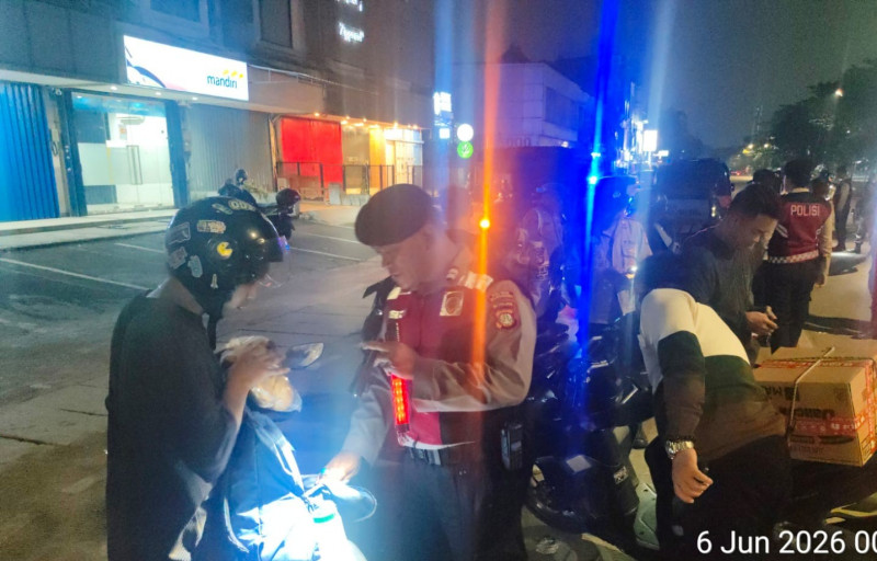 Polsek Kelapa Gading Tingkatkan Patroli KRYD, Cegah Tawuran dan Kejahatan Jalanan