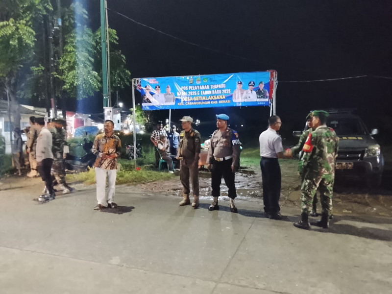 Polisi Amankan Perayaan Malam Tahun Baru di Cabangbungin Bekasi, Situasi Kondusif Hingga Tengah Malam