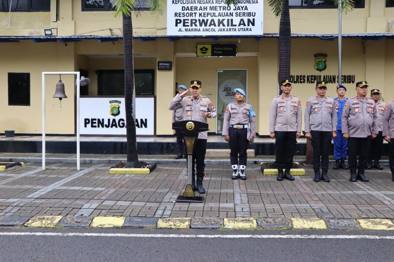 Kapolres Kepulauan Seribu Pimpin Apel Pagi, Tekankan Disiplin dan Integritas Personel di Bulan Ramadhan