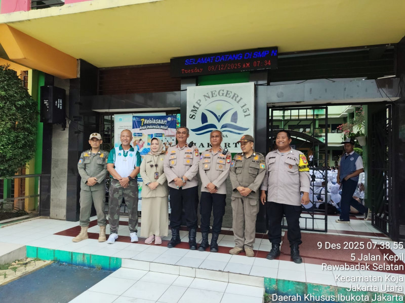 Polisi Gelar Program Police Go To School di SMPN 151 Jakarta untuk Cegah Tawuran dan Perundungan