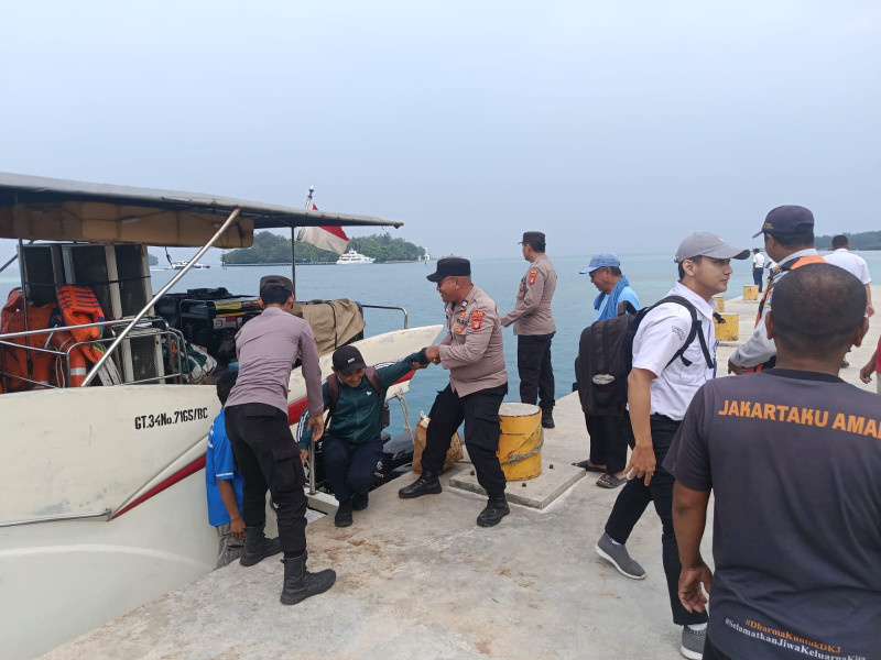 Jakarta On The Spot, Polres Kepulauan Seribu Tampilkan Pelayanan Humanis di Dermaga dan Edukasi Masyarakat tentang Layanan Polisi 110