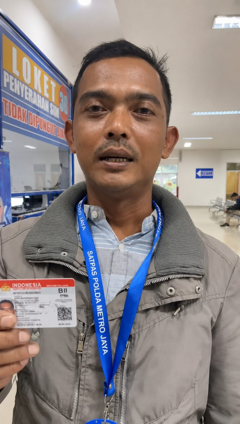 Pemohon SIM Sampaikan Terima Kasih atas Pelayanan Satpas Daan Mogot