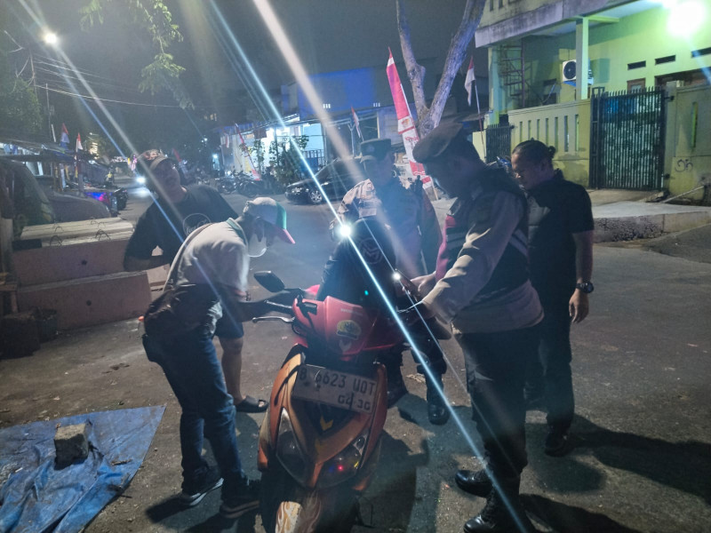 Polsek Koja Perketat Patroli Dini Hari, Sasar Titik Rawan Tawuran dan Balap Liar