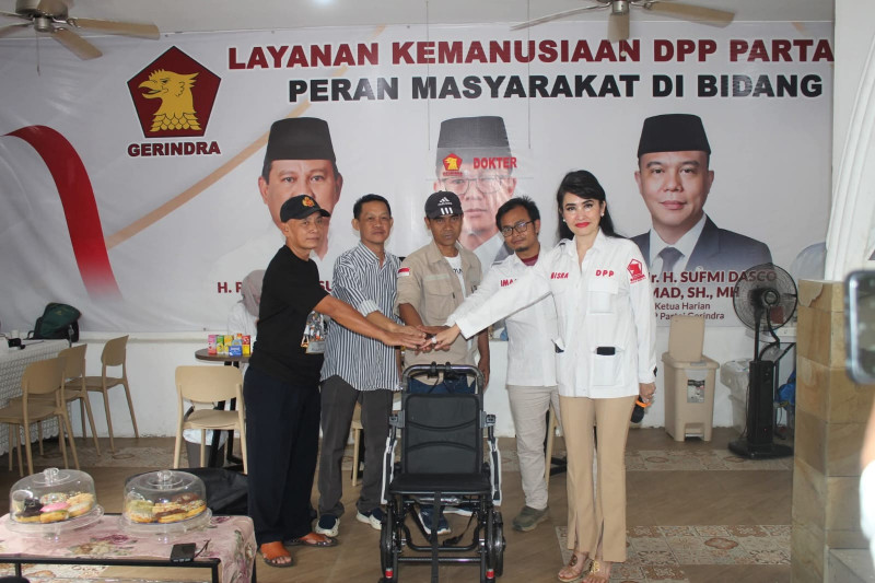 Pengobatan Gratis Disambut Hangat, Ketua RT Apresiasi Kepedulian Partai Gerindra