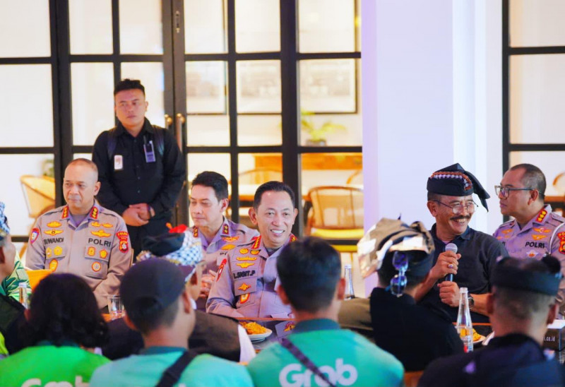 Kapolri Serap Aspirasi Pecalang dan Ojek Online, Perkuat Kemitraan Jaga Bali Tetap Aman dan Nyaman