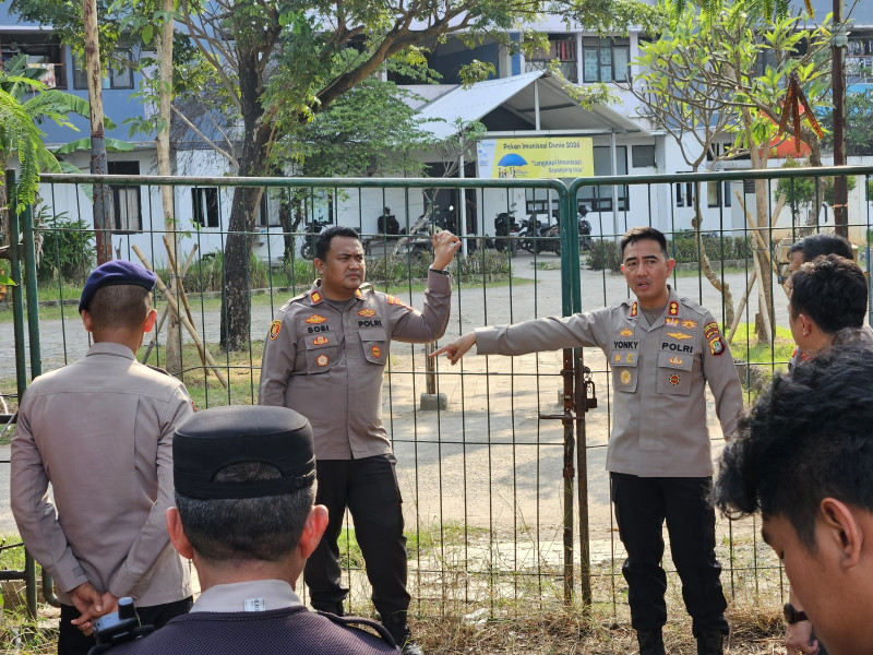 Wakapolres Jakut Cek Mess Brimob di Marunda, Soroti Ketersediaan Air Bersih