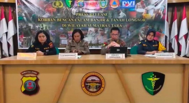 Tim DVI Polri Berhasil Identifikasi 290 Korban di Sumut, Operasi Dilanjutkan Hingga Akhir Masa Tanggap Darurat