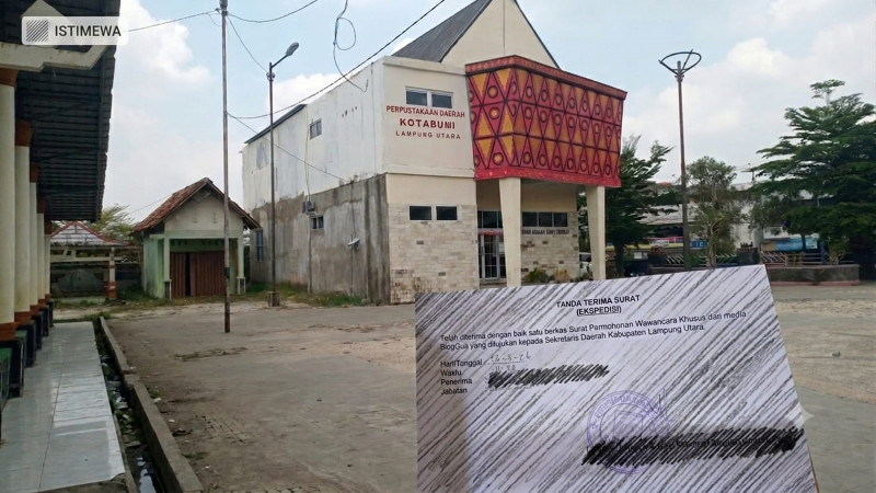 Dugaan Masalah Proyek Perpustakaan Rp2,4 Miliar, Pejabat Lampura Belum Beri Jawaban