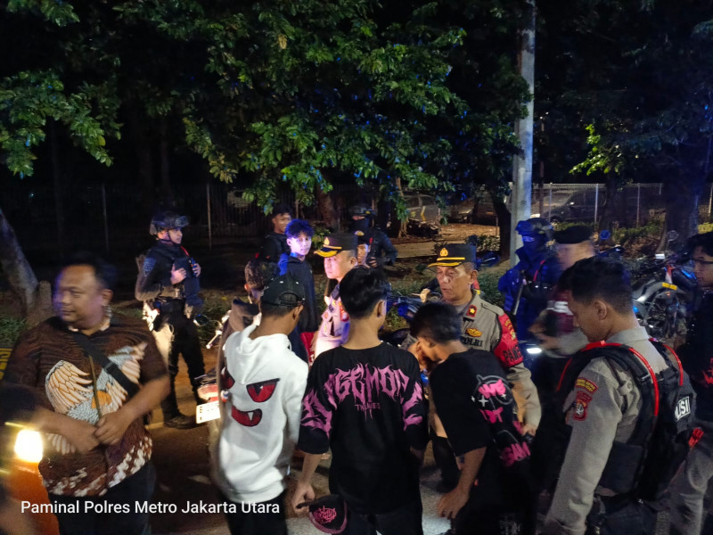 Polres Metro Jakarta Utara Intensifkan Patroli Malam, 80 Personel Diterjunkan Antisipasi Kejahatan Jalanan