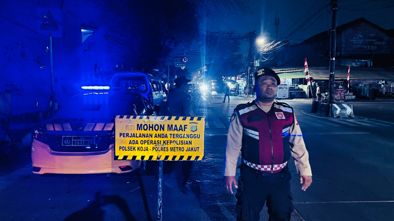 Polsek Koja Tingkatkan Patroli KRYD, Sasar Titik Rawan Tawuran dan Kejahatan Jalanan