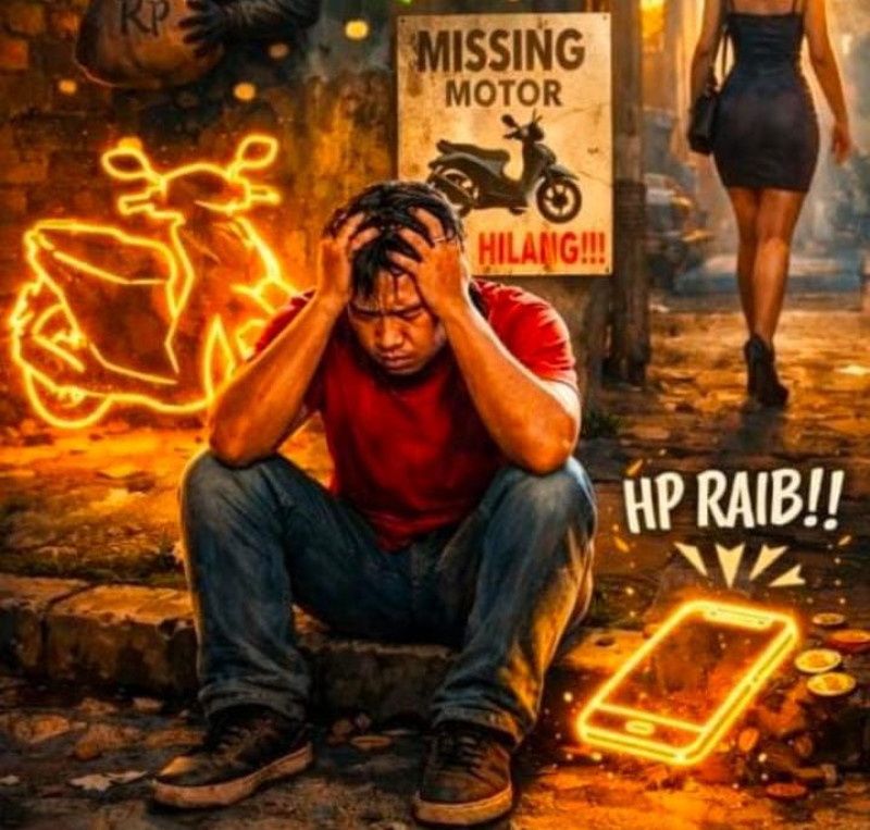 Tukang Ojek Jadi Korban Begal di Pasar Seng, Motor dan Handphone Raib