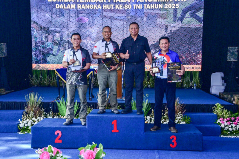 Wadan Kodaeral lX Pimpin Kontingen Tembak TNI AK Raih Prestasi Gemilang di Tournament Menembak Piala Panglima TNI