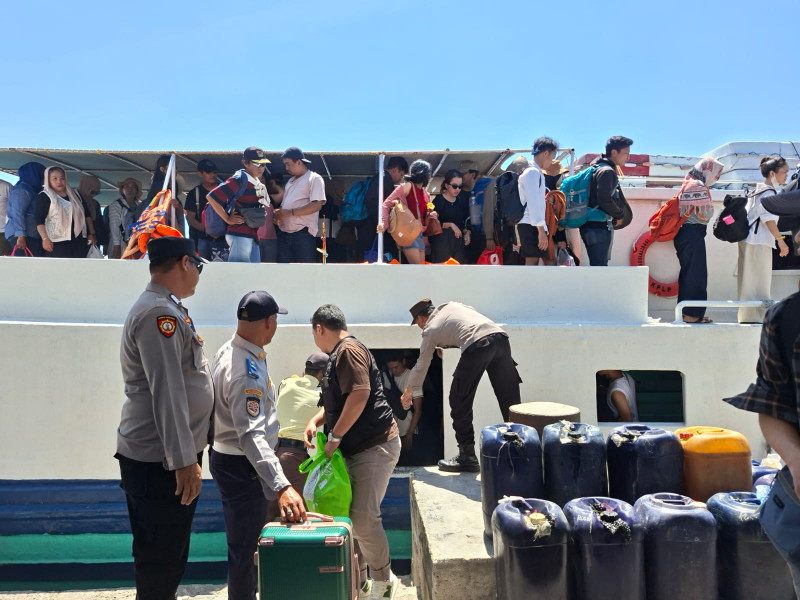 Strong Point Dermaga Diperkuat, Polres Kepulauan Seribu Jamin Keamanan Aktivitas Pagi