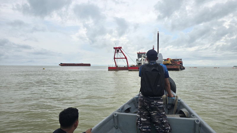 Satgas Kuala TNI-Jhonlin Bergerak Cepat, Atasi Sedimentasi Muara Kuala Penaga