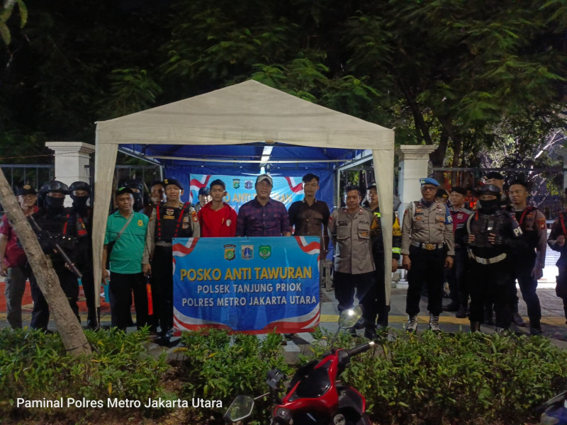 Polres Metro Jakarta Utara Gelar KRYD dan Razia Stasioner, Lima Orang Diamankan untuk Pemeriksaan