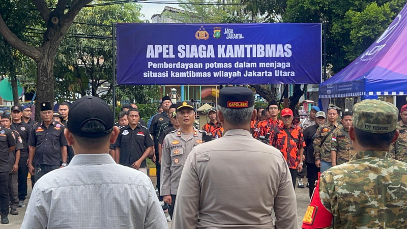 Apel Siaga Kamtibmas di Koja, Libatkan 207 Lebih Elemen Masyarakat Dukung Program Jaga Jakarta