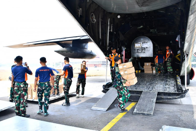 TNI Salurkan Dukungan Peralatan Penanganan Karhutla ke Kalimantan Tengah