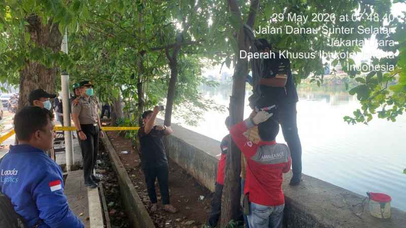 Respon Cepat 110 SPKT Polres Metro Jakarta Utara Tangani Penemuan Mayat di Danau Sunter